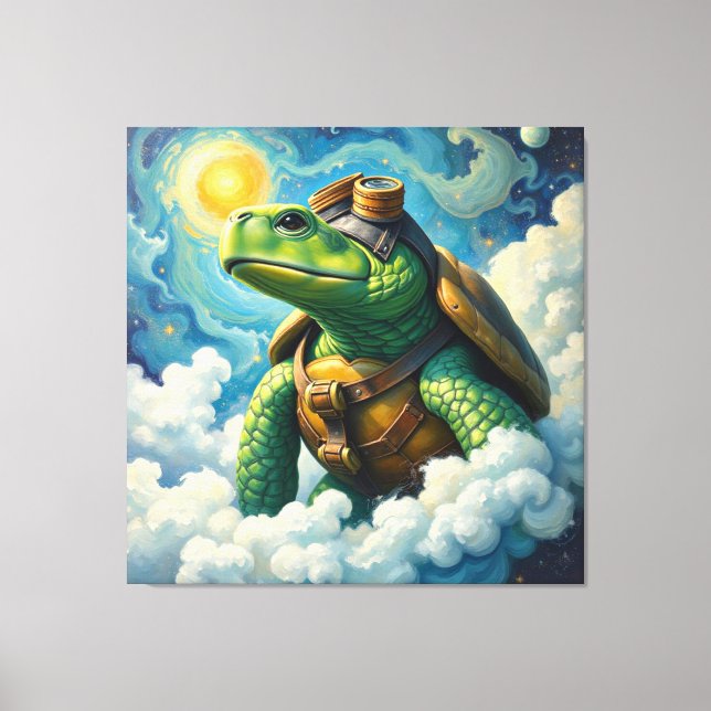 WEIT IN DIE KLICKEN UND ÜBER 10 LEINWANDDRUCK (Vorderseite)