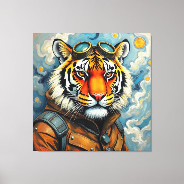 WEIT IN DIE SCHWANKUNGEN UND ÜBER 7 LEINWANDDRUCK (Vorderseite)