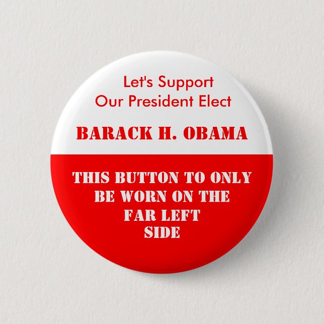 WEIT LINKS UNTERSTÜTZUNG BUTTON (Vorderseite)