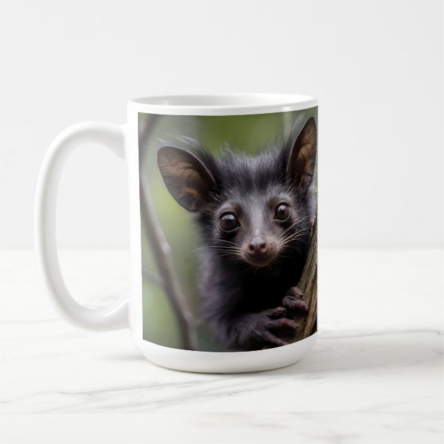 "Weit Mit Augen Auge in einem Baum" Kaffeetasse (Links)