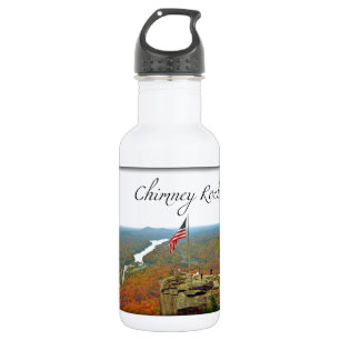 Weit oberhalb von Chimney Rock Trinkflasche