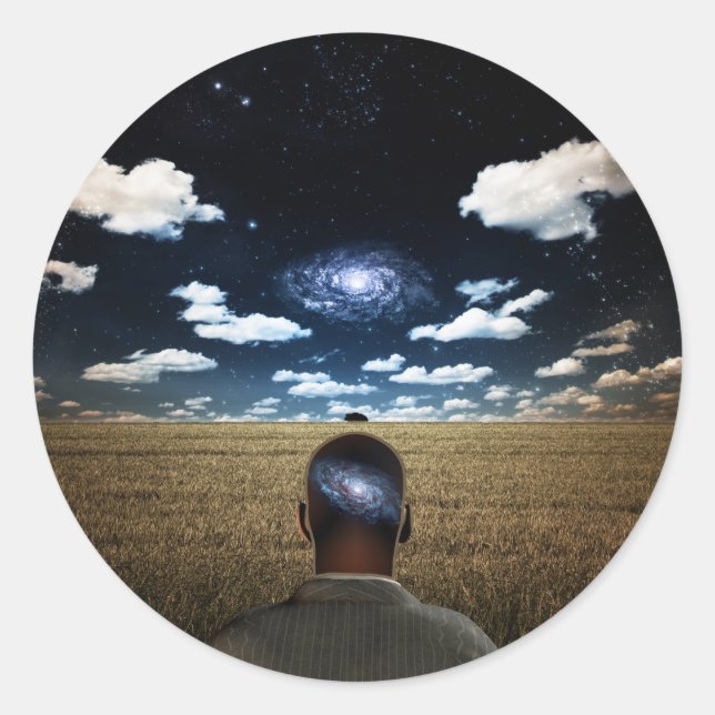 weit runder aufkleber (Vorderseite)