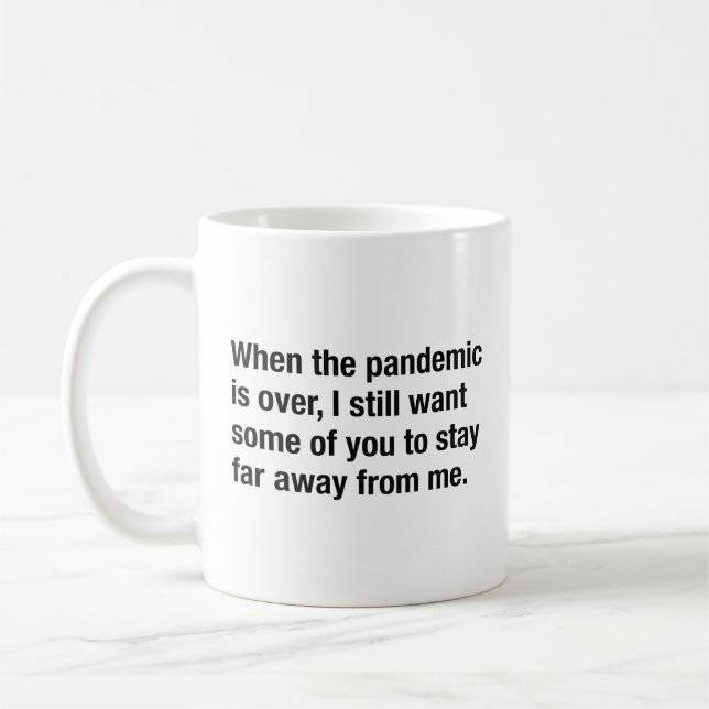 Weit weg von mir kaffeetasse (Links)