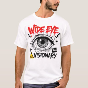 Weitblick Visionär Raw Streetwear Grafik T-Shirt