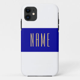 Weite blaue Streifen der Nautik Case-Mate iPhone Hülle