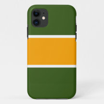 Weite, hellgelbe weiße Streifen auf waldgrün