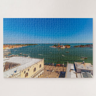 Weite Landschaft der Lagune von Venedig, Italien Puzzle