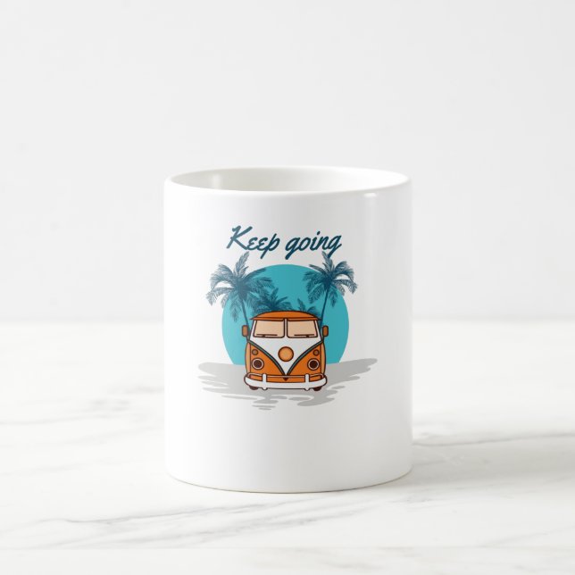 Weiter geht's kaffeetasse (Mittel)