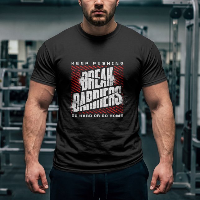 Weiter machen – Barrieren überwinden T-Shirt (Von Creator hochgeladen)