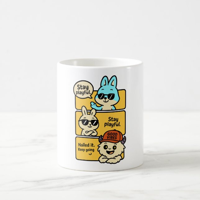Weiter machen kaffeetasse (Mittel)