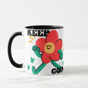 Weiter machen – Positive Motivation Tasse