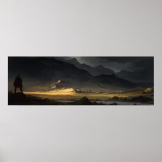 "Weiter noch" Maler-Poster Poster