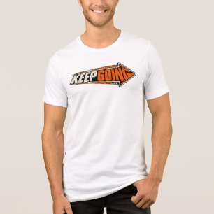 Weiter Pfeil Vintage Motivations- Streetwear Tri-Blend Shirt