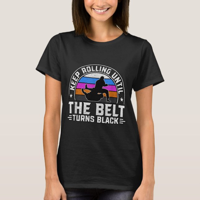 weiter rollen, bis der Gürtel schwarz wird Brasili T-Shirt (Vorderseite)