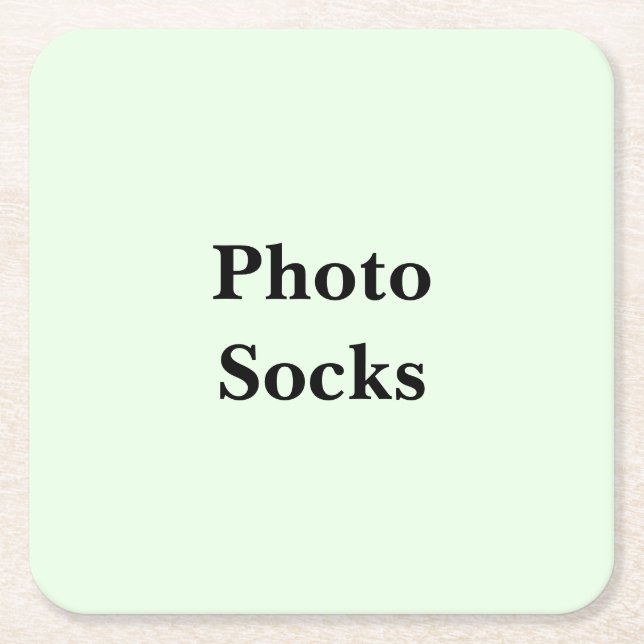 Weiter scrollen, um diese Fotosocken zu sehen Rechteckiger Pappuntersetzer (Vorderseite)