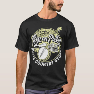 Weiter Zupfen Floyd Country Store Vintage Banjo G T-Shirt