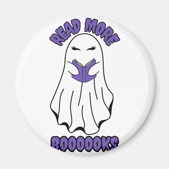 Weitere Bücher Halloween Ghost Lila Magnet (Vorne)