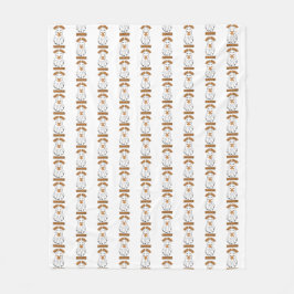 Weitere Bücher Halloween Ghost Orange Fleecedecke