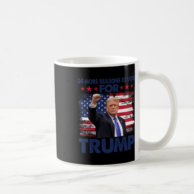 Weitere Gründe für die Wahl Trumps wegen Verurteil Kaffeetasse (Rechts)