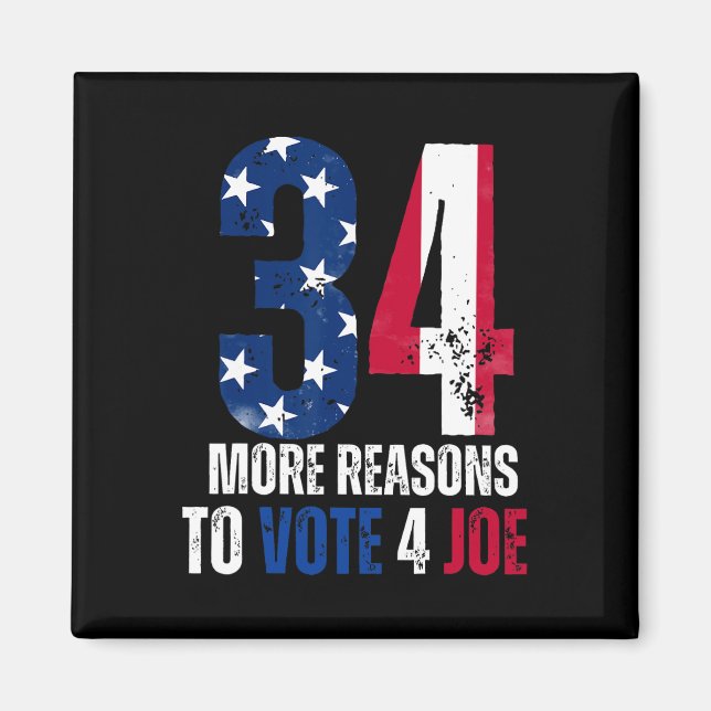 Weitere Gründe für die Wahl von Joe Funny No Felon Magnet (Vorne)