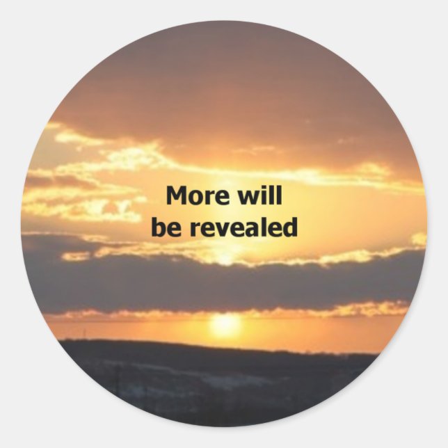 Weitere Informationen Runder Aufkleber (Vorderseite)