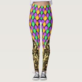 Weitere Mardi Gras Diamonds Pop Mode Leggings