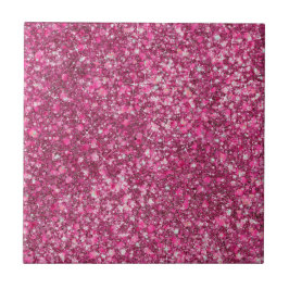 Weitere Mellow Magenta Pink Color Imitats Glitzer Fliese