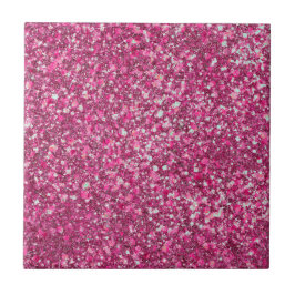 Weitere Mellow Magenta Pink Color Imitats Glitzer Fliese