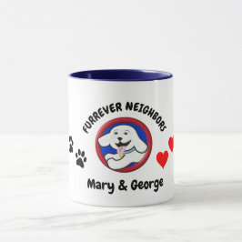 Weitere Nachbarn - personalisierte Umarmung Tasse