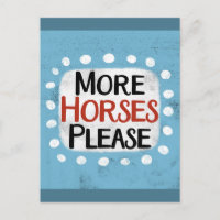 Weitere Pferde Bitte Postkarte