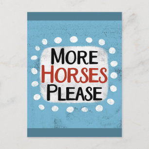 Weitere Pferde Bitte Postkarte