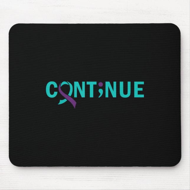 Weitere Sensibilisierung für die Suizidprävention  Mousepad (Vorne)