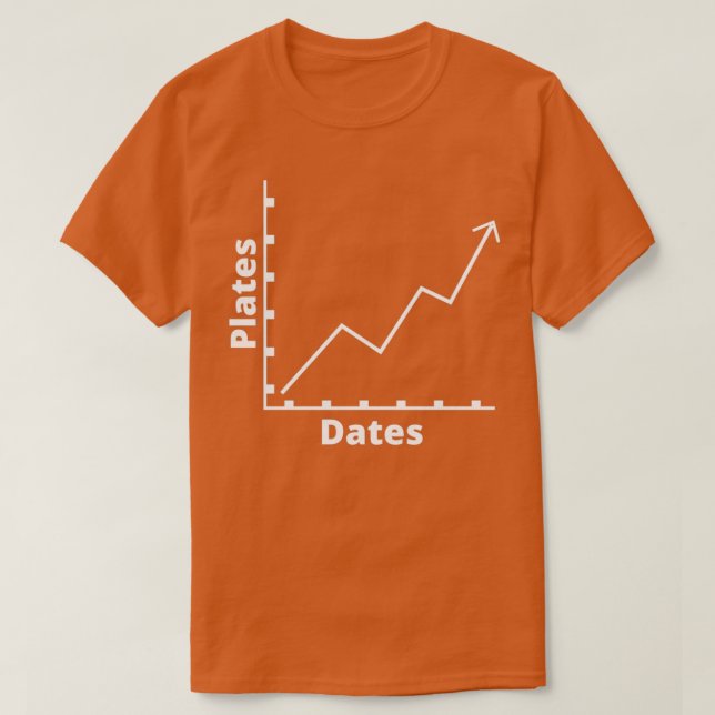 Weitere Teller Weitere Daten Graph Funny Exercer G T-Shirt (Design vorne)
