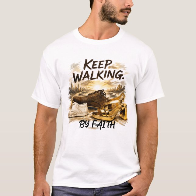 WEITERGEHEN – MIT GLAUBEN T-Shirt (Vorderseite)