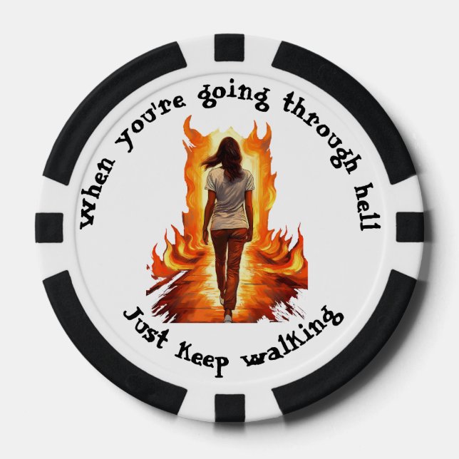 Weitergehen Pokerchips (Vorderseite)
