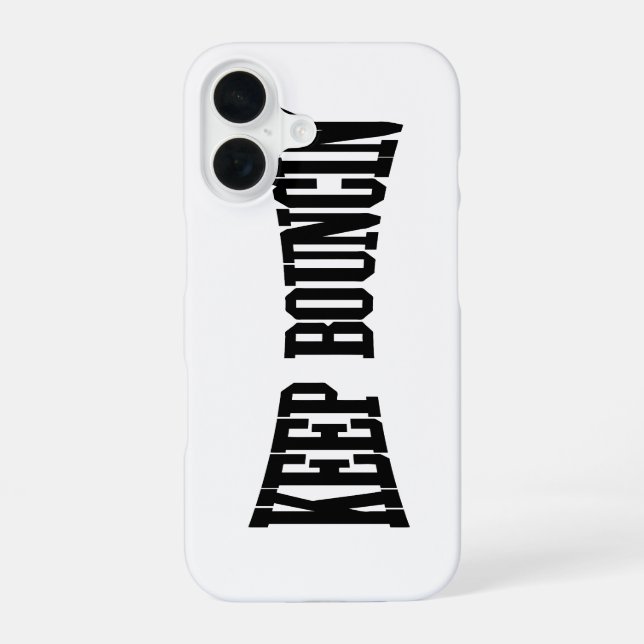Weiterhüpfen iPhone 16 Hülle (Rückseite)