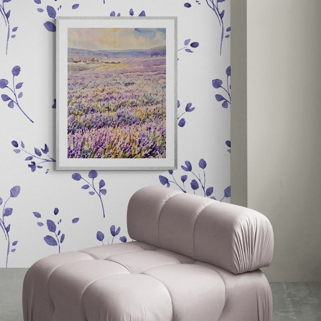 Weites Lavendelfeld Fotodruck (Von Creator hochgeladen)