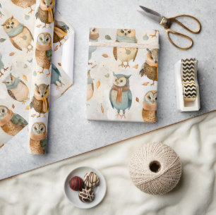 Weitsichtige Weinfeucheln Geschenkpapier