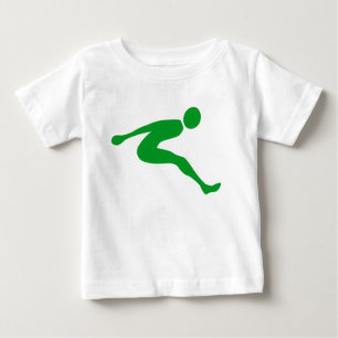 Weitsprung - Gras Grün Baby T-shirt