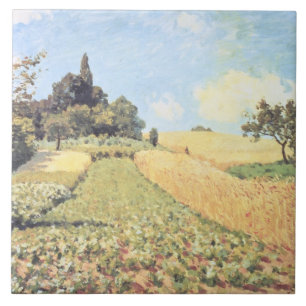 Weizen-Feld Alfred Sisleys Fliese
