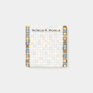 Weizen-Feld-Ernte-inspiriertes Fliesen-Muster + Post-it Klebezettel