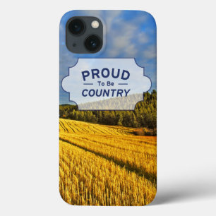 Weizen-Feld nach Ernte iPhone 13 Hülle