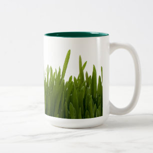Weizen-Gras-Tasse Zweifarbige Tasse