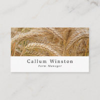 Weizen in Feld, Bauer und Metzger