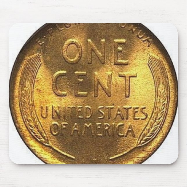 Weizen-Penny Mousepad (Vorne)