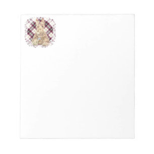 Weizen Scottie Karo Notizblock