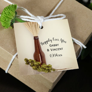 Weizen und Hopfen Bier hoffentlich immer nach Hoch Geschenkanhänger