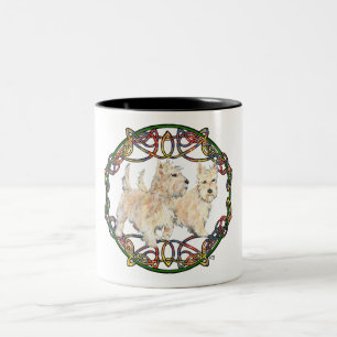 Weizenfarbene Scottish Terrier Zweifarbige Tasse
