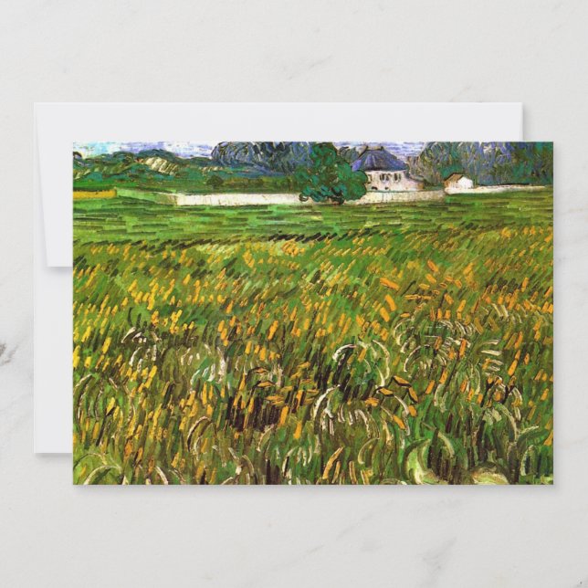 Weizenfeld bei Auvers von Vincent van Gogh (Vorderseite)