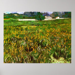 Weizenfeld bei Auvers von Vincent van Gogh Poster